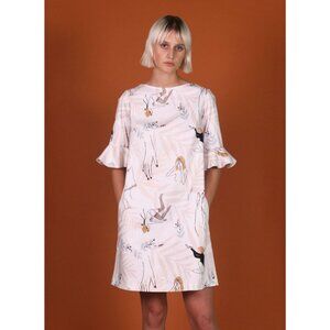 Noemiah x Paule T.B. Nina A-Line Dress Multi Size Small